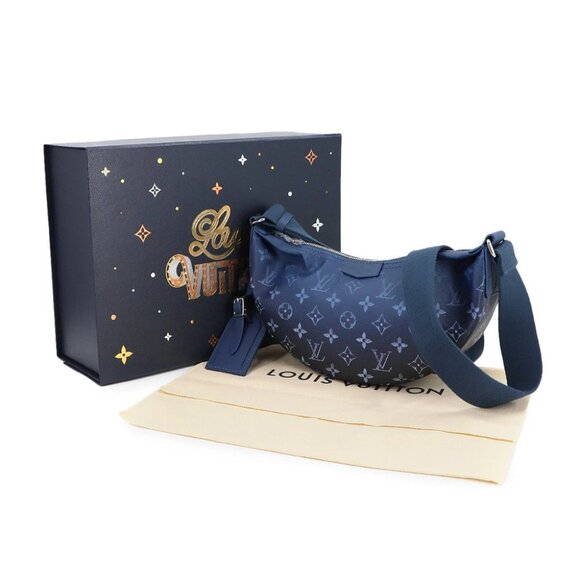 LOUIS VUITTON Monogram Gradient Hamac Bag PM Crossbody Bag Navy M11594 90275209 - Picture 1 of 10